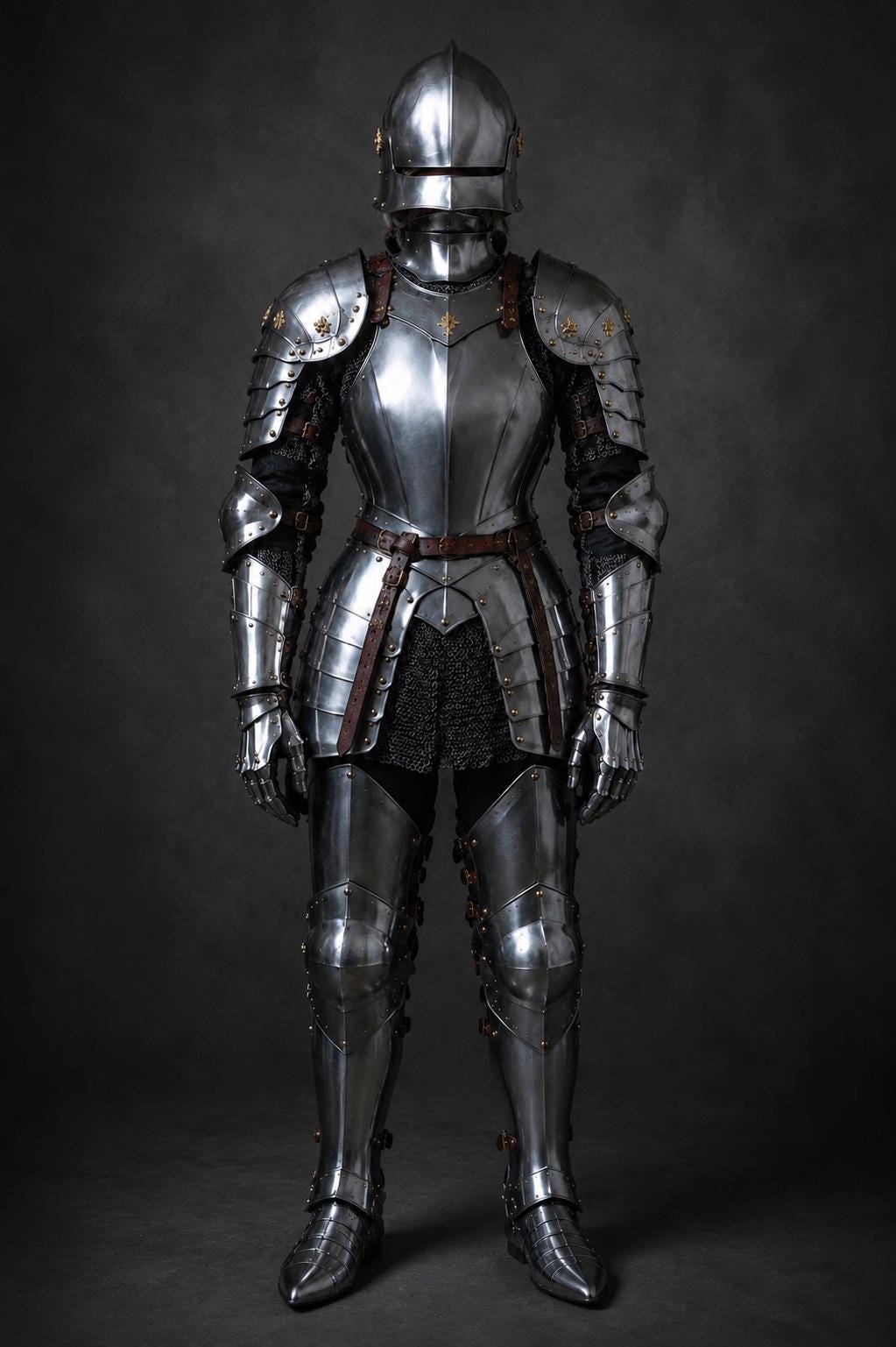 Wearable Gothic Full Plate Armor Suit, Steel Knight Costume, Medieval ...