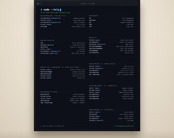 VS Code Sneltoetsen Poster PDF: Printbare toetsenbordreferentie, direct te downloaden