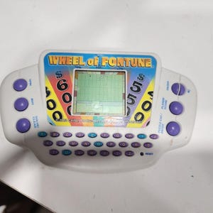 Hasbro Wheel of Fortune Tiger handhållet elektroniskt spel från 2003 fungerar
