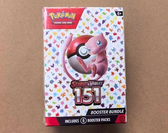 Pokemon 151 Booster Bundle, Scarlet & Violet Pokemon TCG,English Pokemon Cards, Trading Card Packs, Anime Collectible Gift, TCG Card Bundle