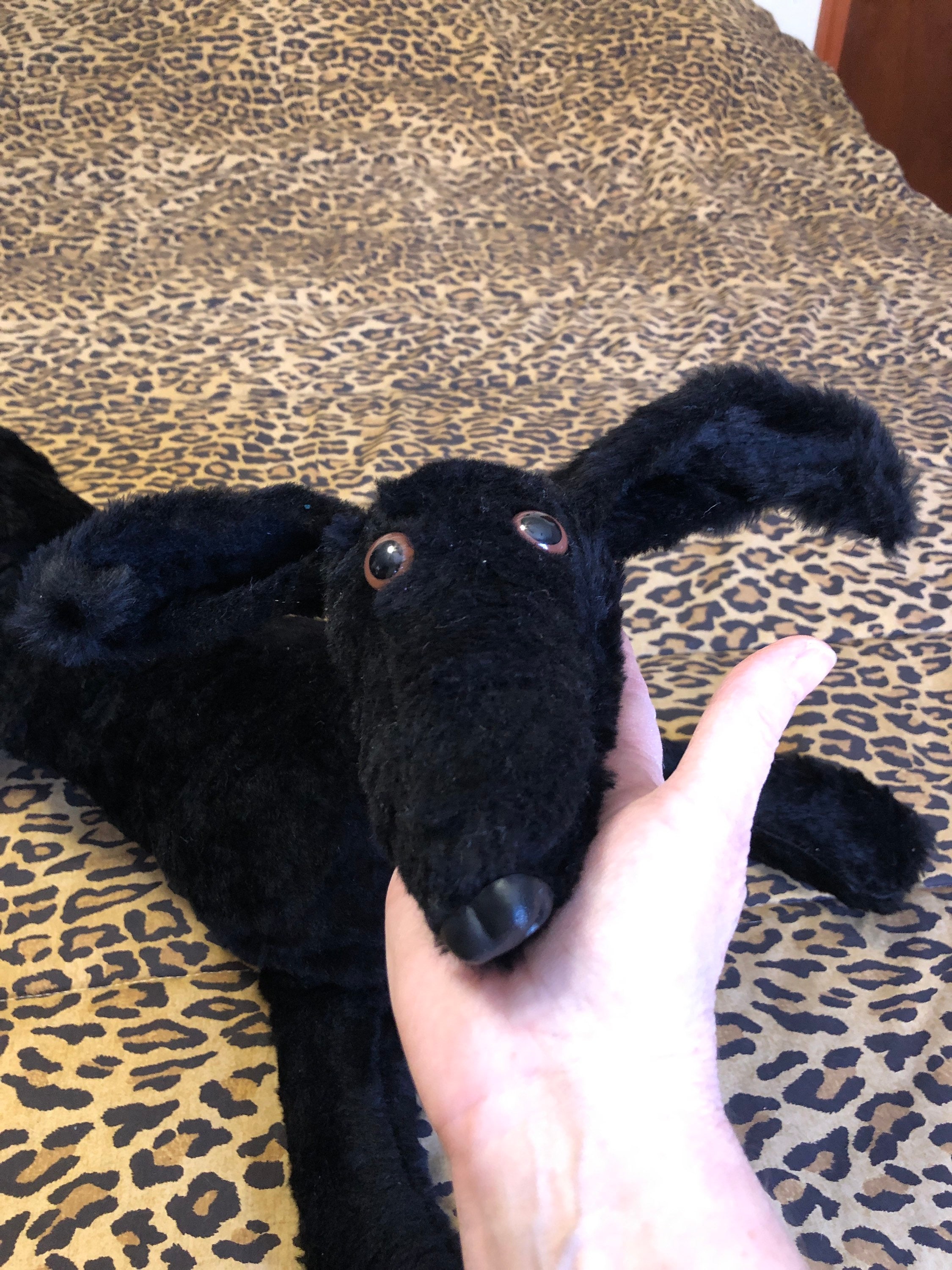 Greyhound plush toy Etsy