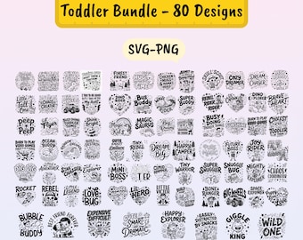 Paquete de archivos SVG para niños pequeños, SVG divertidos para niños pequeños, paquete de archivos SVG para niños en edad escolar, SVG con frases para niños, SVG para camisetas de niños pequeños, archivos SVG para Cricut, descarga instantánea.