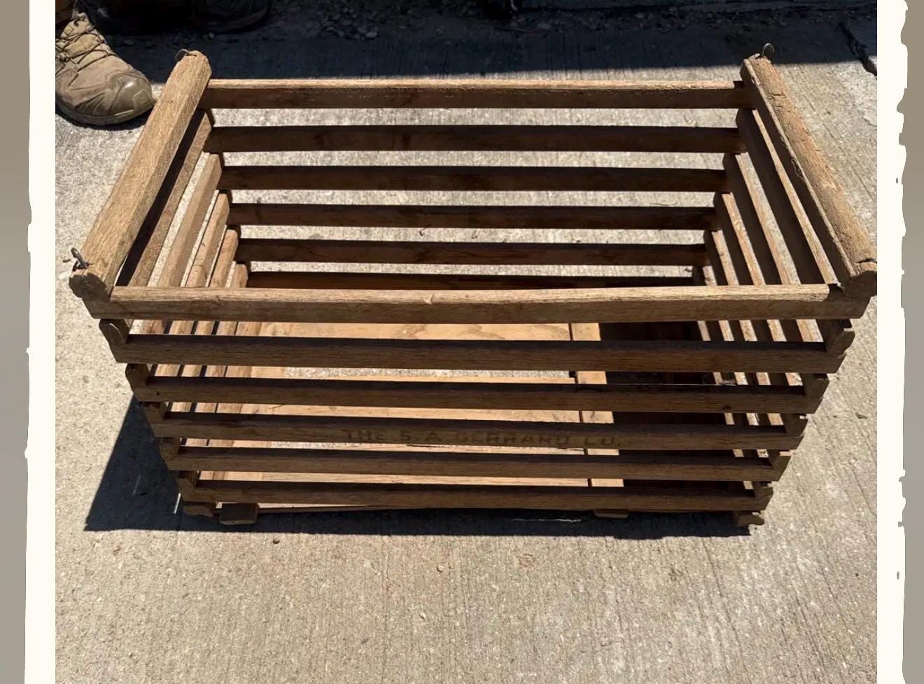 Antique Wooden Vegetable Boxes - Etsy