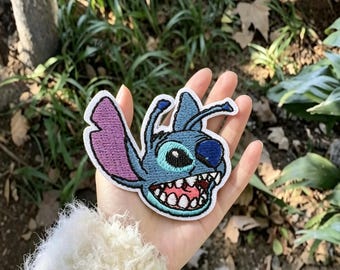 Disney “Lilo & Stitch” Embroidery Iron-On Patches, Cute Anime Embroidery Patches, Stitch Angel-Themed Couple Gifts, Perfect for Disney Fans.