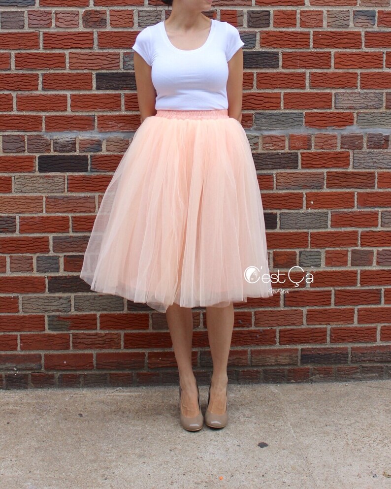 peach tutu dress