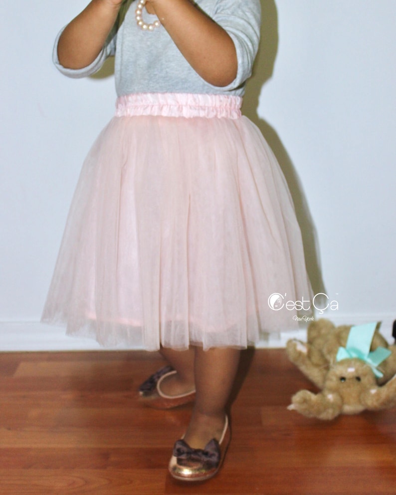 Claire White Baby Tulle Skirt Flower Girl Skirt Princess Etsy