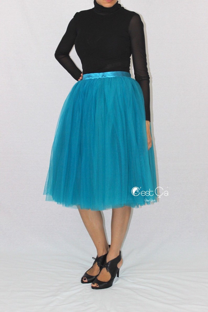 teal tutu skirt
