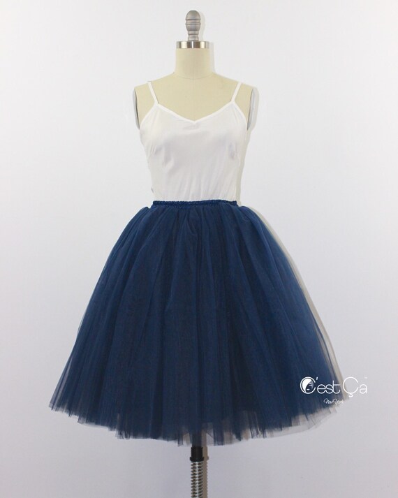 navy blue tutu skirt