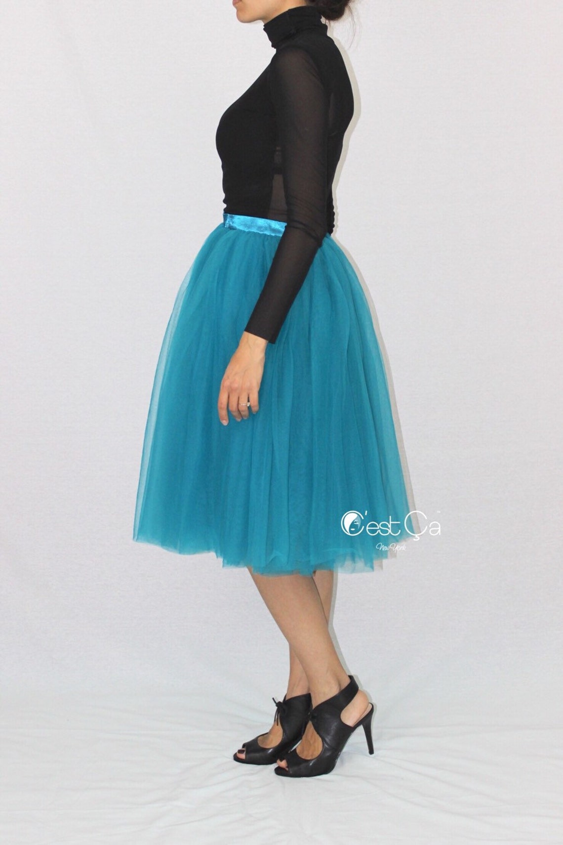 teal tutu skirt