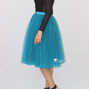 teal tutu skirt