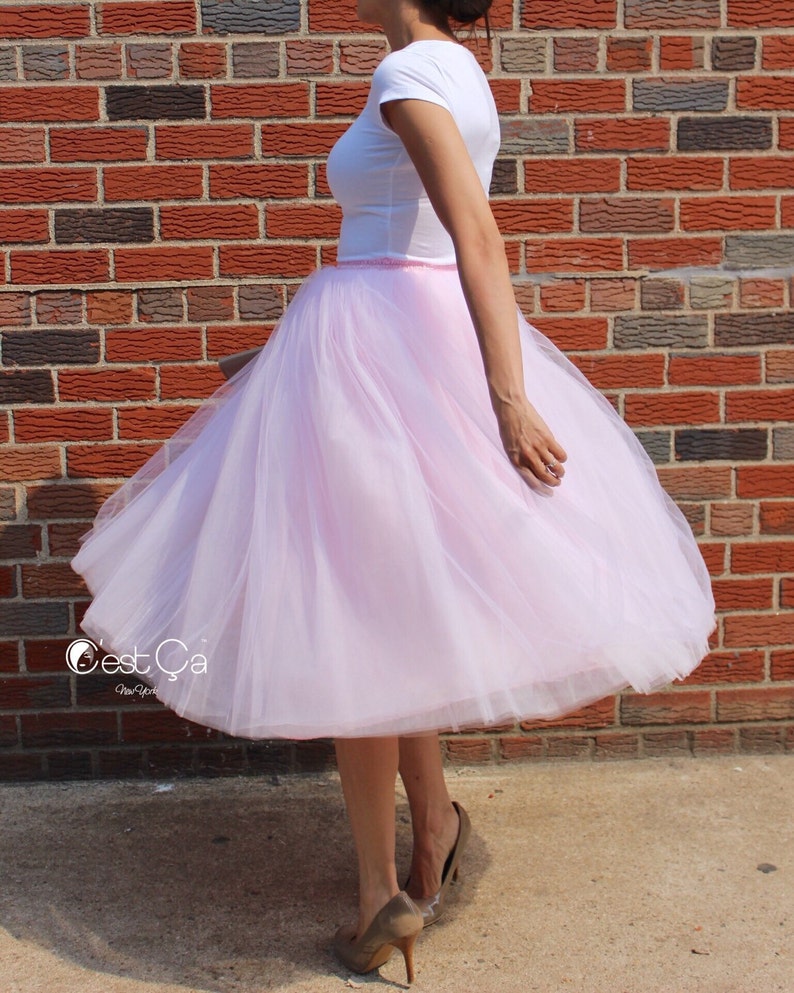 blush sparkle tulle