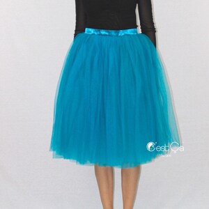 teal tutu skirt