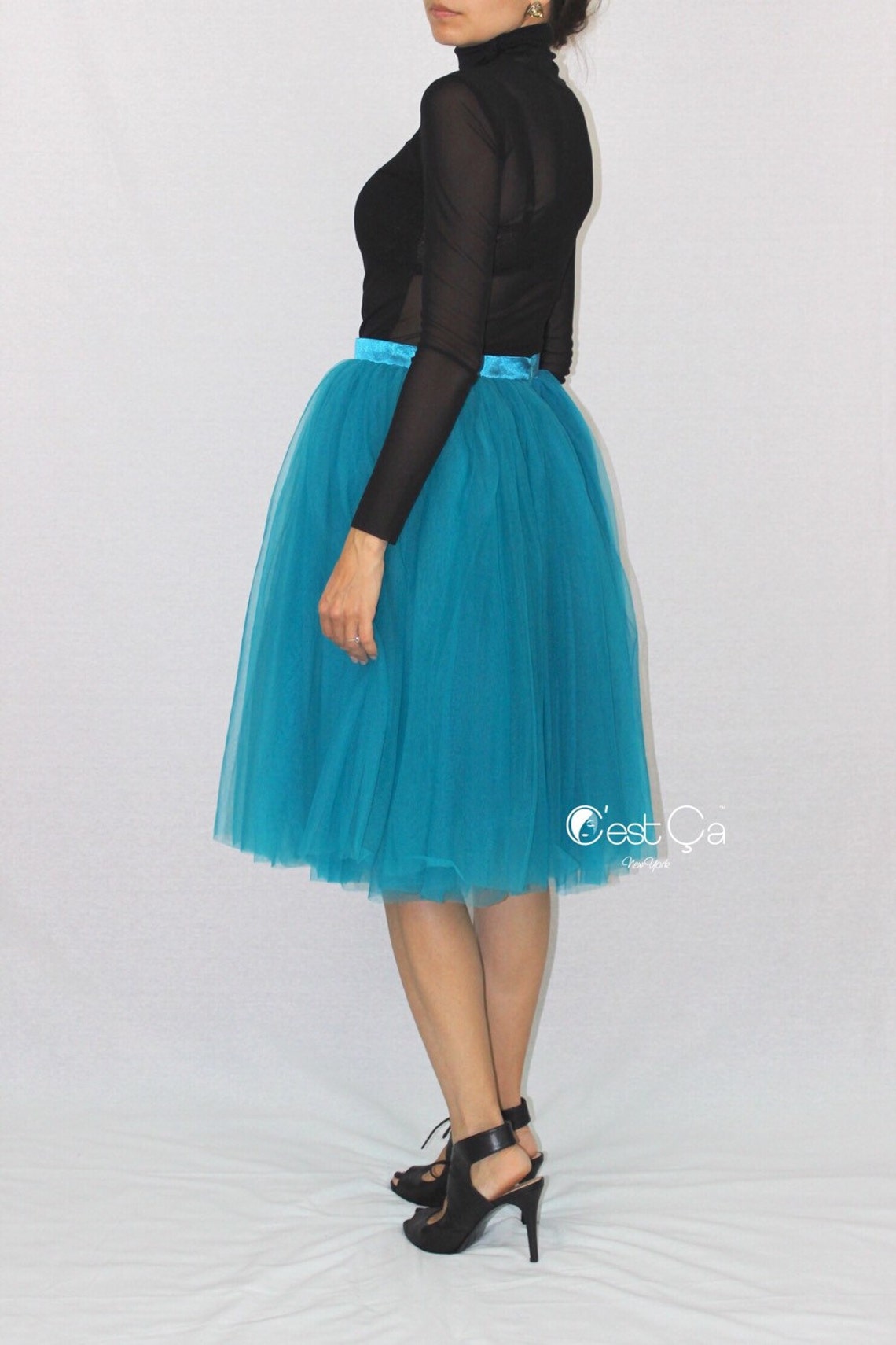 teal tutu skirt