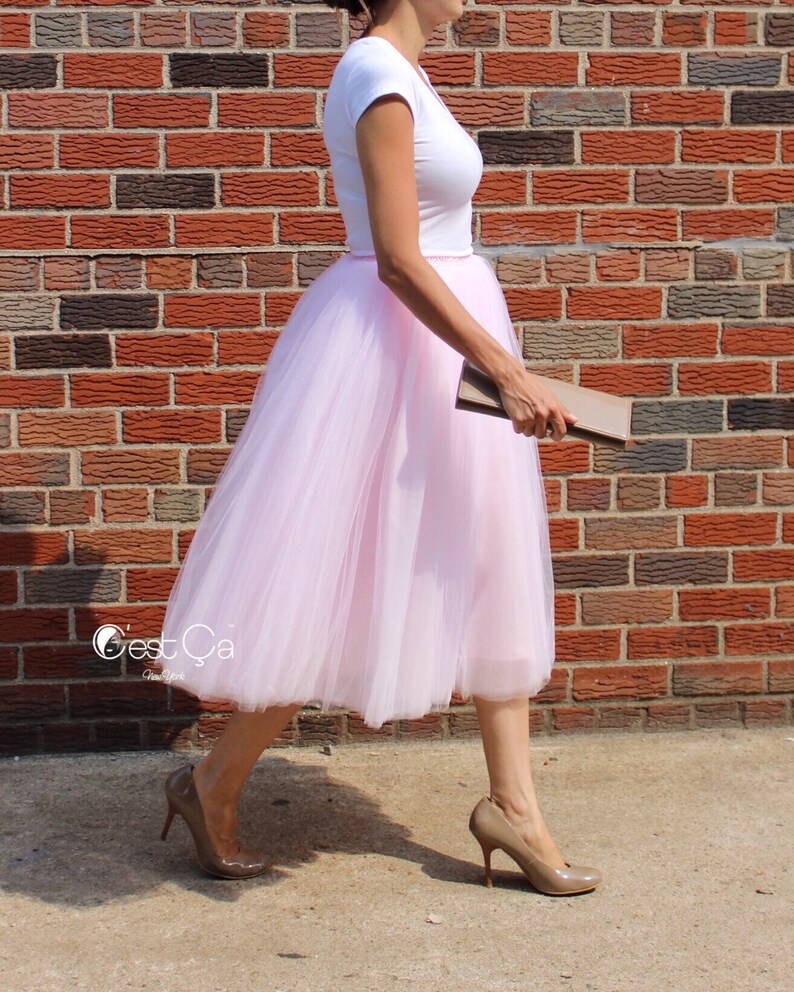 blush sparkle tulle