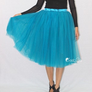 teal tutu skirt