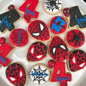 Custom Decorated 12 Count Cookies: 4 or 2 Inch Sugar or Shortbread Cookies for Parties