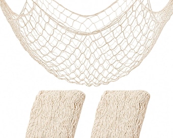 2 Pack Fish Net Party Decorations, Nautical Fishnet Decor, Under the Sea Party, Pirate Beach Decor