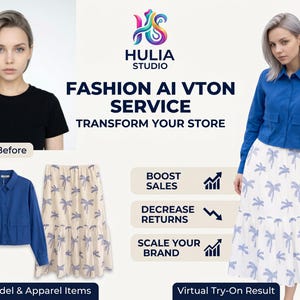 Professional AI Lookbook Service - Custom Virtual Try-On for Fashion Boutiques - High-End Apparel Visualization