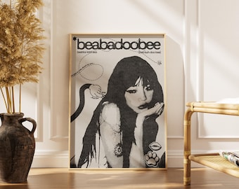 Affiche Beabadoobee, Décoration murale musique indie, Pochette d'album, Décoration musique alternative, Cadeau Beatrice Kristi Ilejay Laus