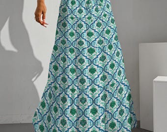 Nazare Collection Arabesken Damen 3er Langer Rock