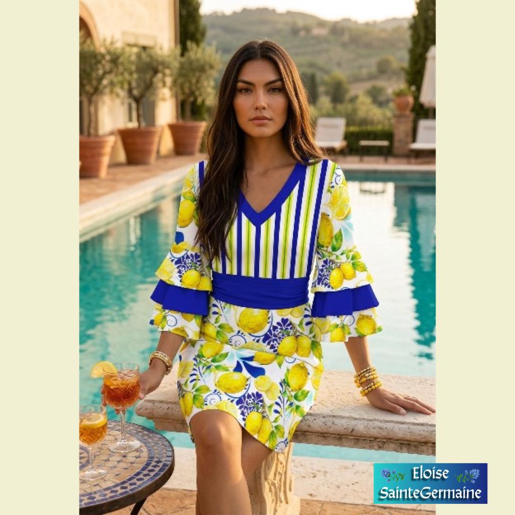 Capri Lemon Dresses - Etsy Finland