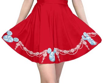 SKIRT. Women's Magical Mouse Very Merry them Skirt in your choice of colors. Xs-5xl. Free shipping.