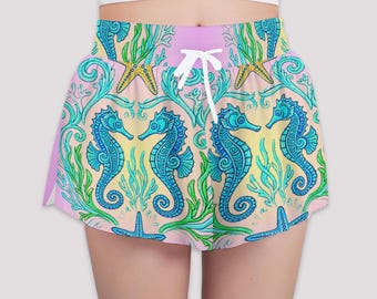 Pantalones cortos deportivos Sanibel Seahorse con superposición
