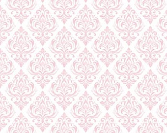 Blush Pink Damast Stoff Aquarell Romantische Blumen Moderne Blumen Stoff Cartoon 100% Baumwollstoff Anime Stoff Halbe Meter
