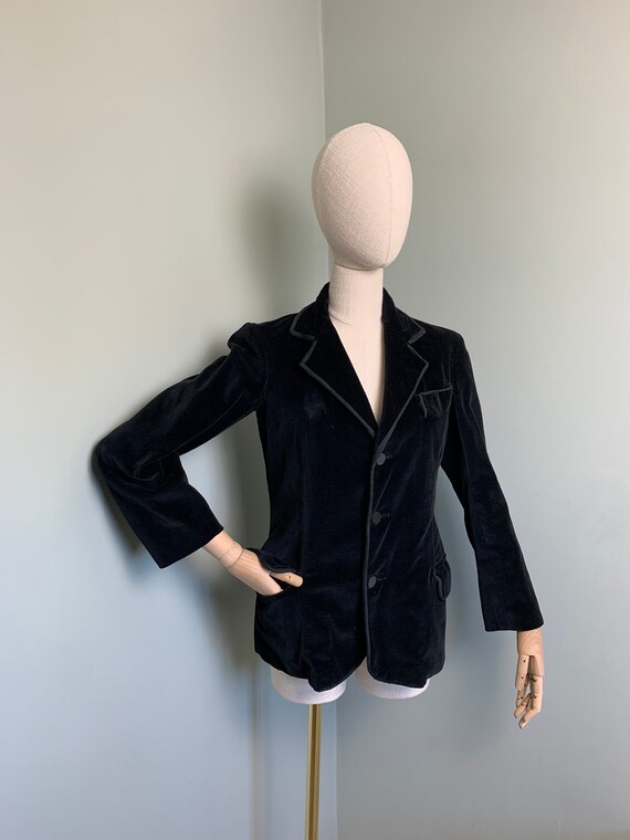 Jacket 1930s Jacket Edwardian Velvet Tuxedo 1920s