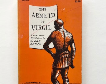 Early EDWARD GOREY art paperback book Anchor A20 AENEID of Virgil C Day Lewis 1953 Latin literature Greco-Roman epic poem