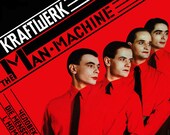 KRAFTWERK the Man Machine FACTORY SEALED Capitol Vinyl Lp 1978 ELeCTRONIC Record Album 1993 Reissue KaRL KLEFiSCH Cover Art MaN-MaCHINE