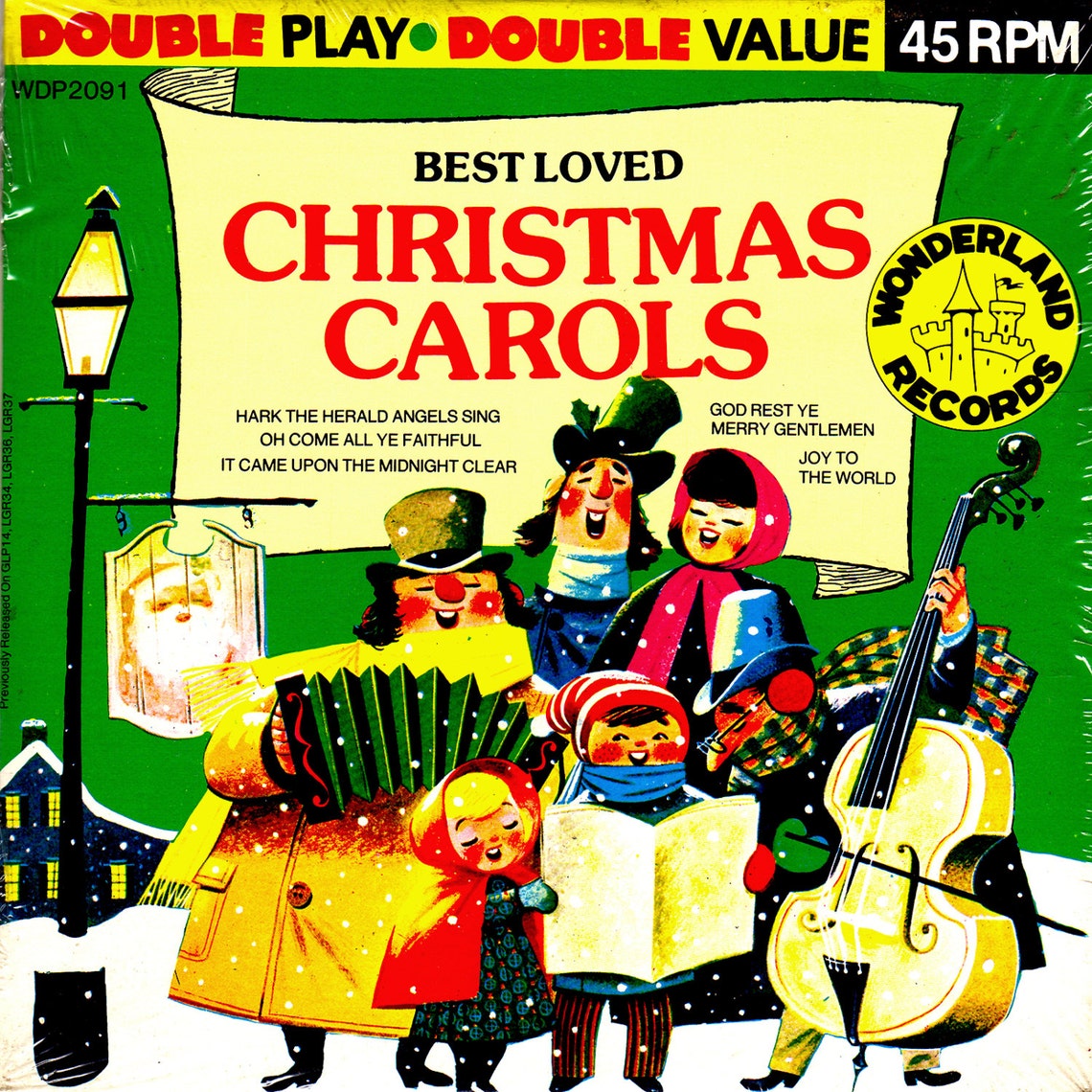 Vintage SEALED Best Loved CHRISTMAS CAROLS Holiday Vinyl Ep Etsy