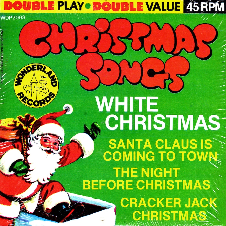 SEALED Vintage CHRISTMAS Songs HOLIDAY Vinyl Ep 7 45rpm | Etsy