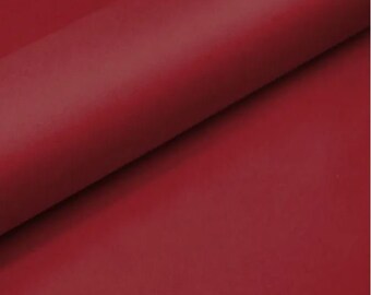 Red / Cherry Uncoated Matt Gift Wrap - Wrapping Paper (3 Metres)