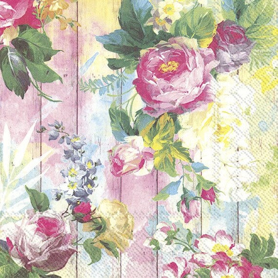 High Quality 3 PLY for Decoupage and other crafts... 2 Paper Napkins Serviettes