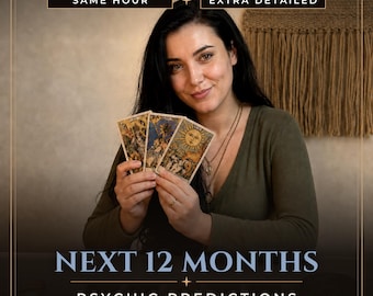 12 Month Psychic Predictions Same Hour | Year Ahead Tarot, Detailed Future Forecast, Love Career
