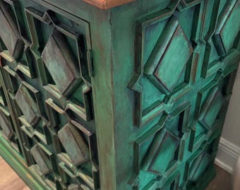 Bohemian style buffet, Credenza or TV Stand