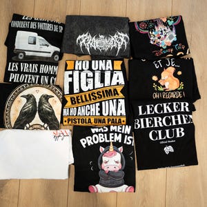 T-shirt grafica a sorpresa (Mystery Box) | Nuova | Unisex | Design casuale | Personalizzazione disponibile | 100% cotone