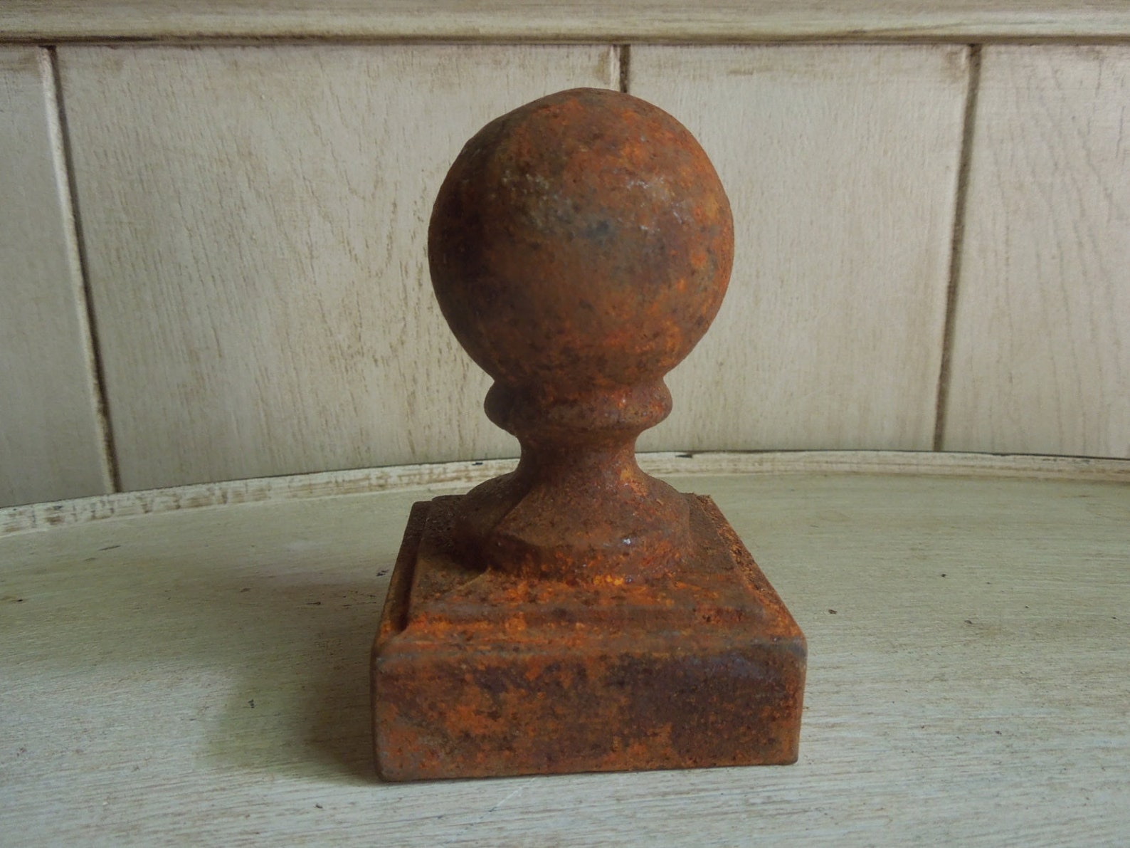 Vintage Cast Iron Fence Post Finials Cast Iron Finials Fence Etsy