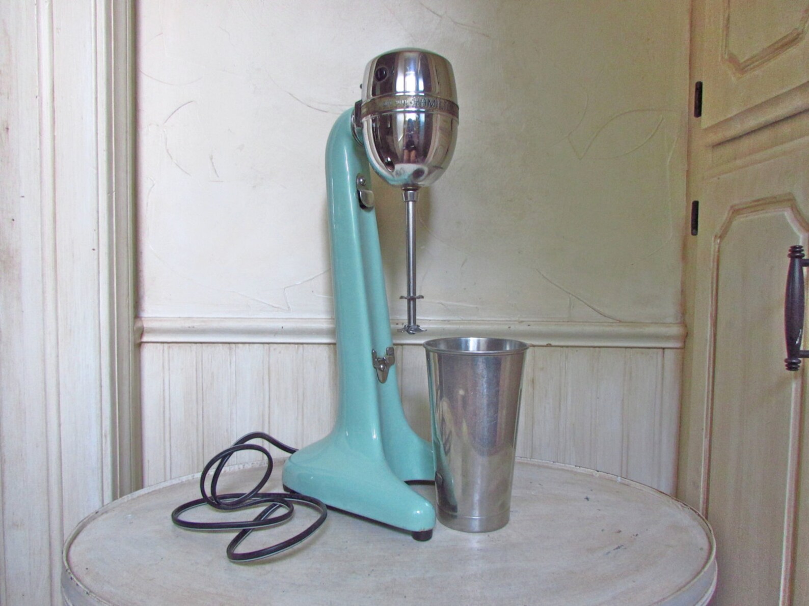 Vintage Jadeite Green Hamilton Beach Milkshake Mixer Hamilton Etsy
