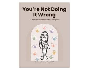 ABA Guide for Caregivers | Autism Behavior Strategies (Digital Download)