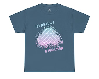T-Shirt - Really a Merman Design - Tide and Tempest