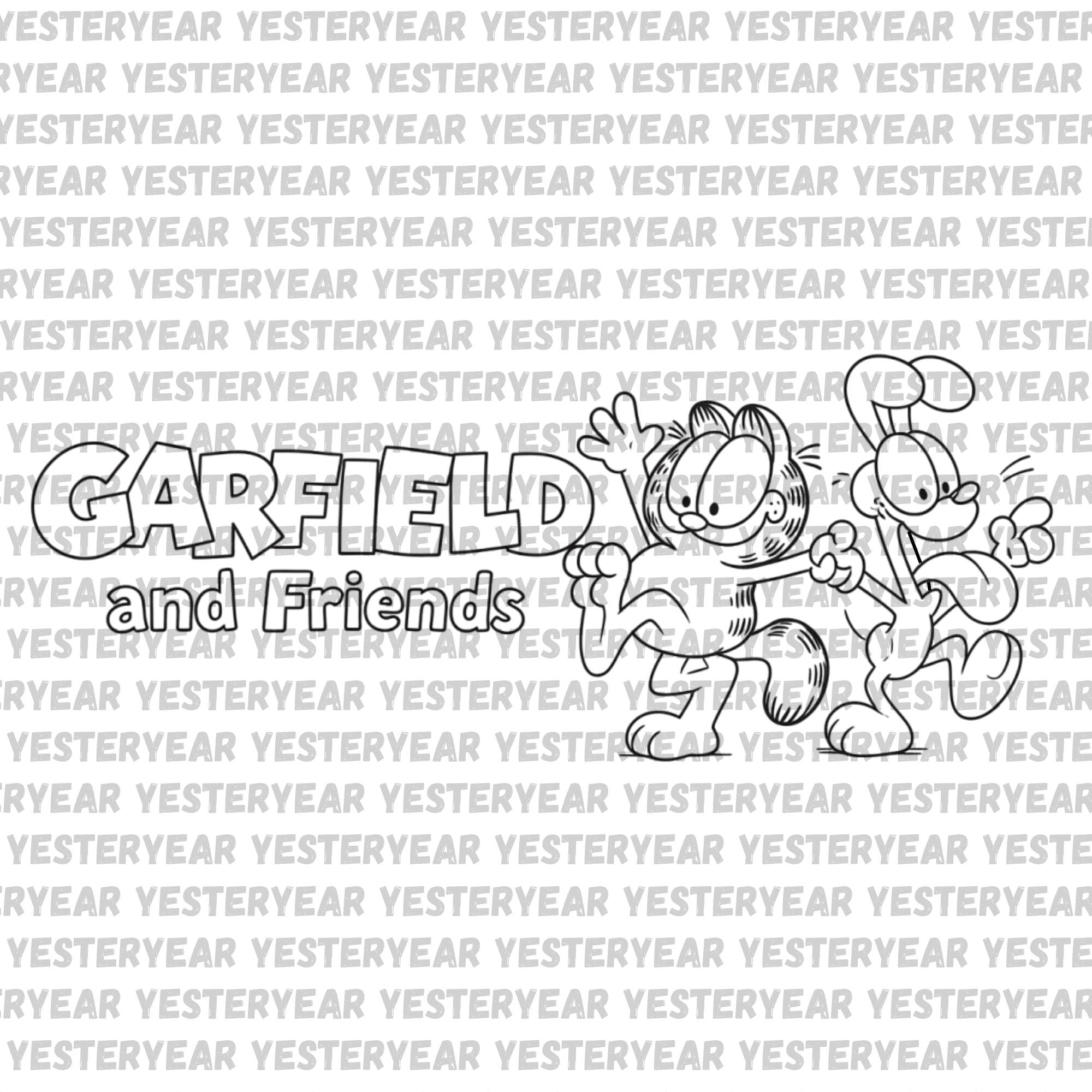 Garfield coloring - Etsy 日本