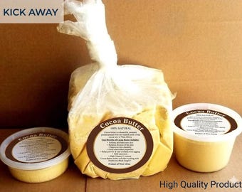 Raw Cocoa Butter, 100% Unrefined Pure Natural Organic Cold Pressed Moisturizer For Skin, Face, Hair, Body, Soap, Food Grade Bulk wholesale