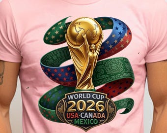 Diseño de fútbol para la Copa Mundial 2026: Estados Unidos, Canadá y México (Descarga digital)