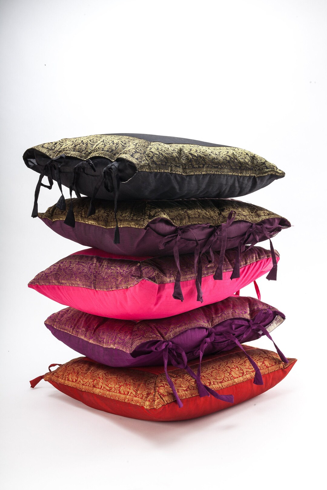 Two Tone Pillow Case, New Collection Silk Pillows to Compliment Our