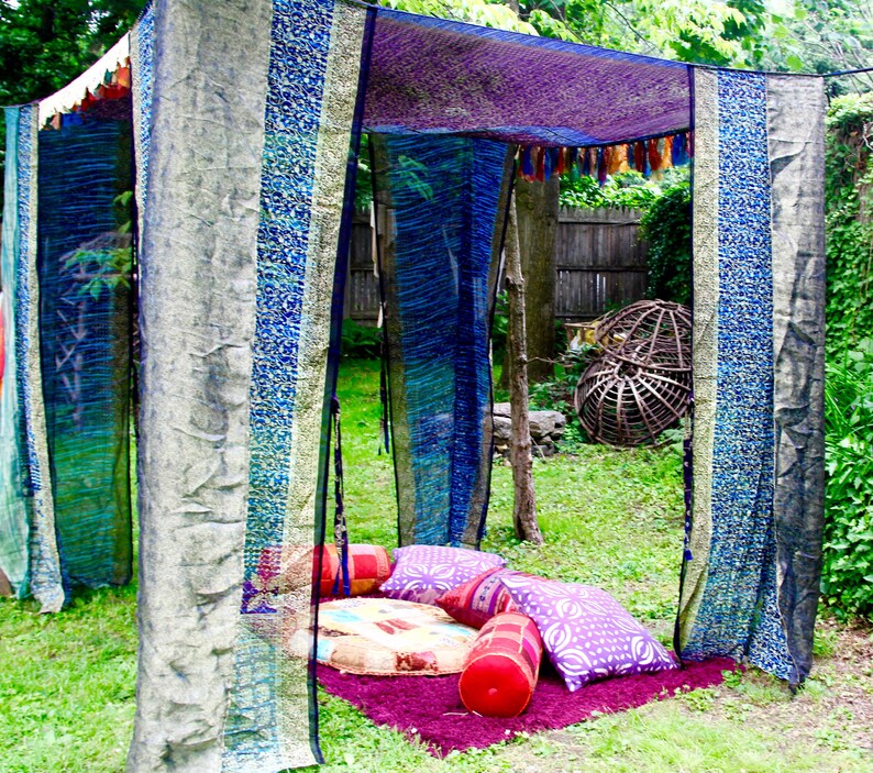 Sari BED CANOPY TENT Canopy Bed Curtains Wedding Chuppah ...