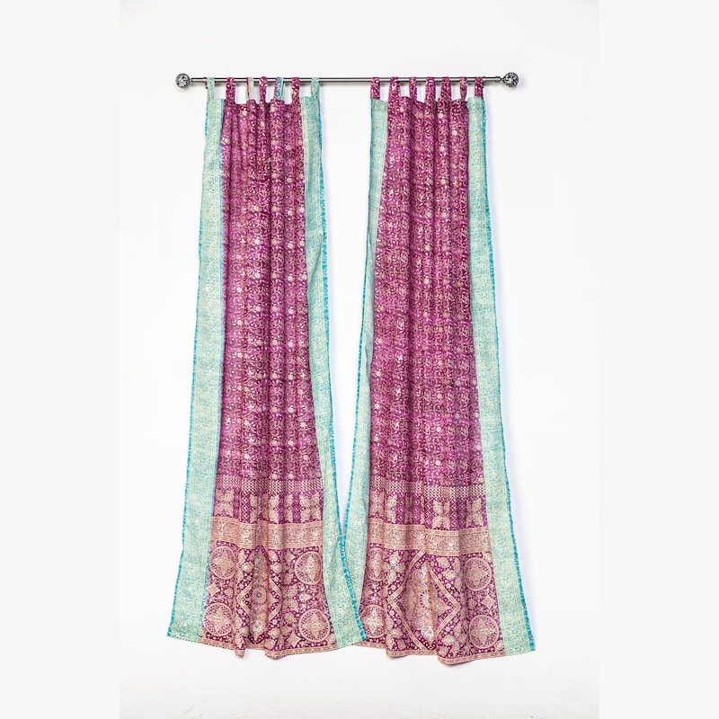 Aqua Curtains - Etsy