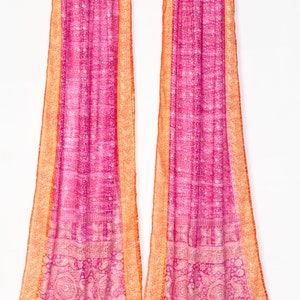 BRILLIANT Collection Light-filtering Sari Curtains 84/96l Boho Curtains ...