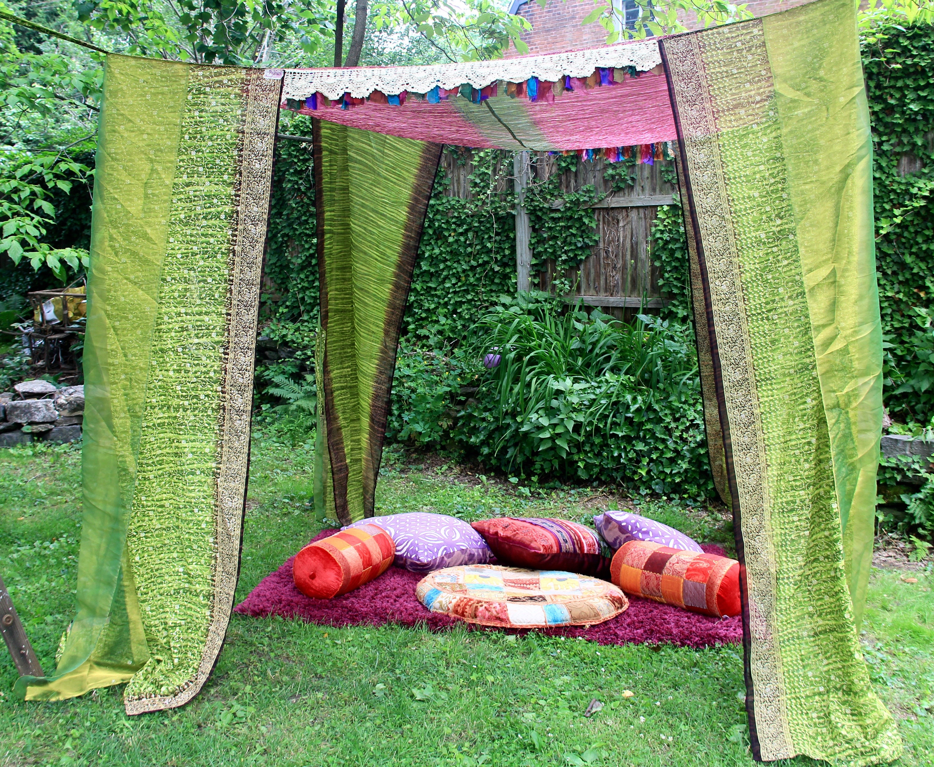 Sari BED CANOPY TENT Canopy Bed Curtains Wedding Chuppah Etsy Canada